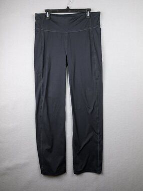 All in Motion Black High Waist Straight Leg Yoga Pants L